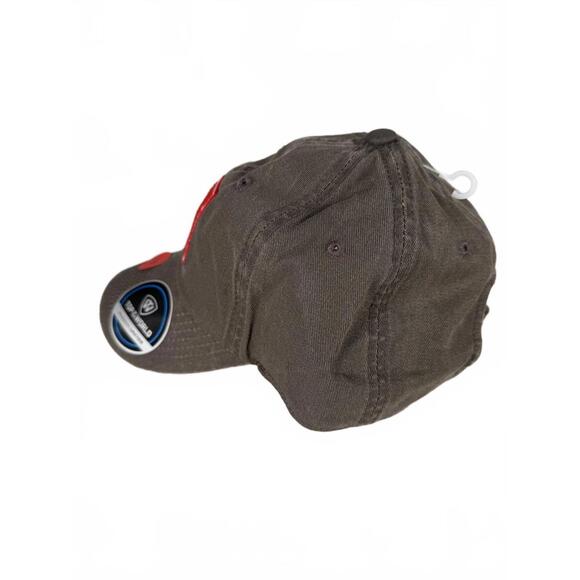 Nebraska Corn Huskers Adjustable Gray One Size Hat Authentic NCAA Cap NEW - Picture 4 of 7